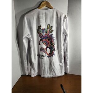 Cozumel Mexico Shirt Men Medium White Long Sleeve Graphic Print New Without Tag